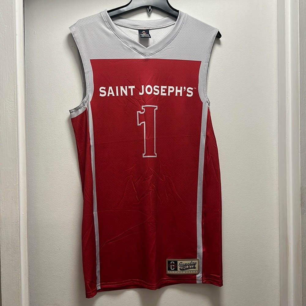 Official Saint Joseph Hawks basketball jersey size small